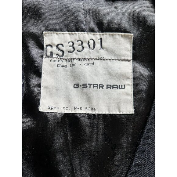 G-Star Raw Vest Waistcoat men’s Black Size Large - Picture 3 of 9